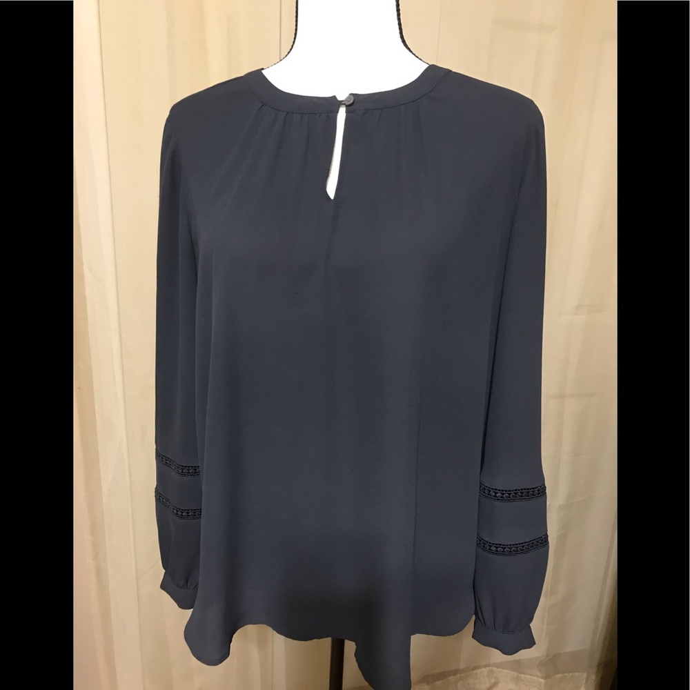 Loft dark grey blouse size S